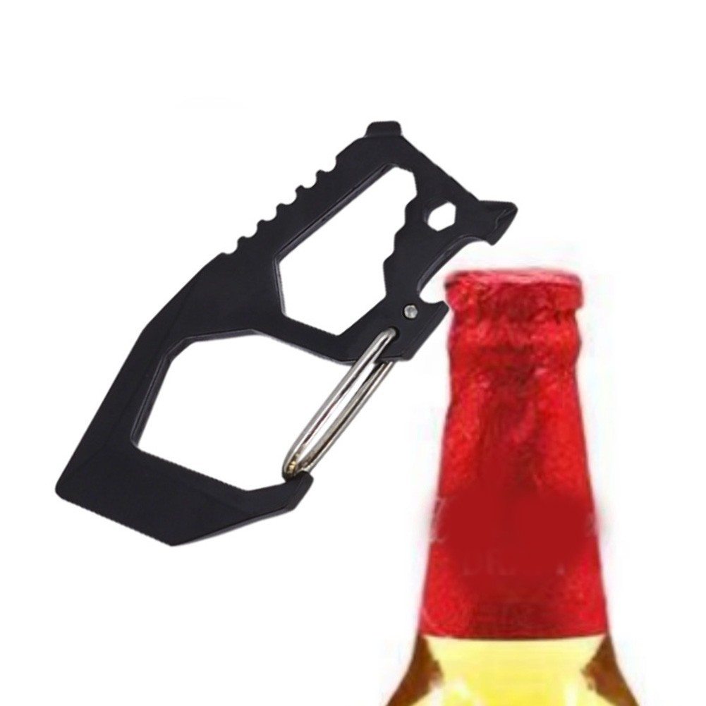 Keychain Clip Bottle Opener Light Weight Multi-tools 20g 7.5*3.4*0.5cm