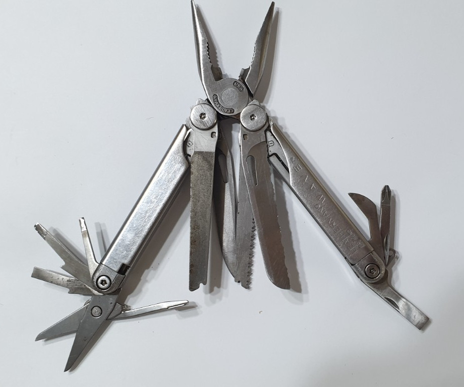 🔥🔥 Leatherman 1998 Wave OG Original Gen1 Leather Sheath Multi Tool Pat Pend