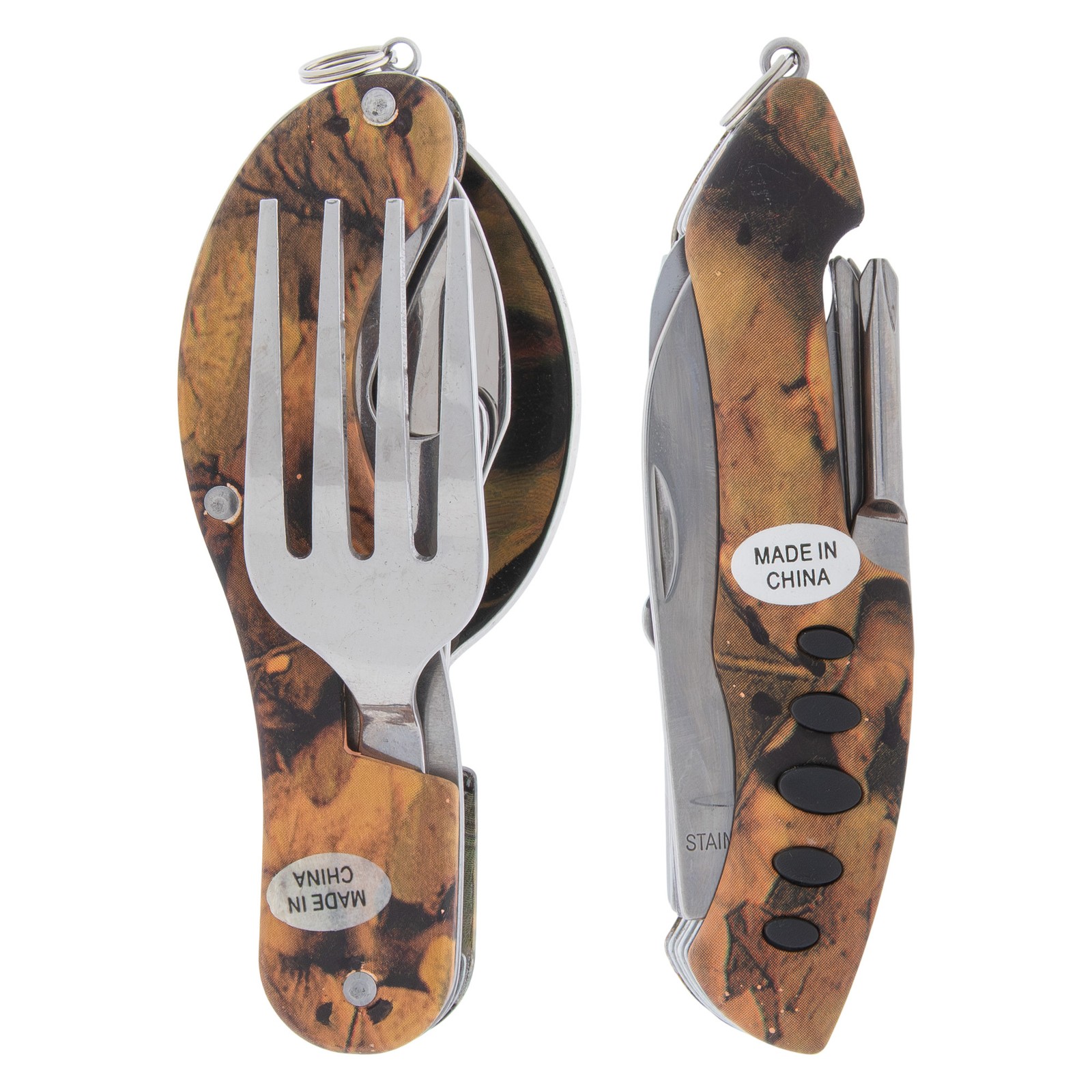 Woodland Creek Outdoor Activities 15 in 1 Pocket Tool & 4 in 1 Utensils Tool