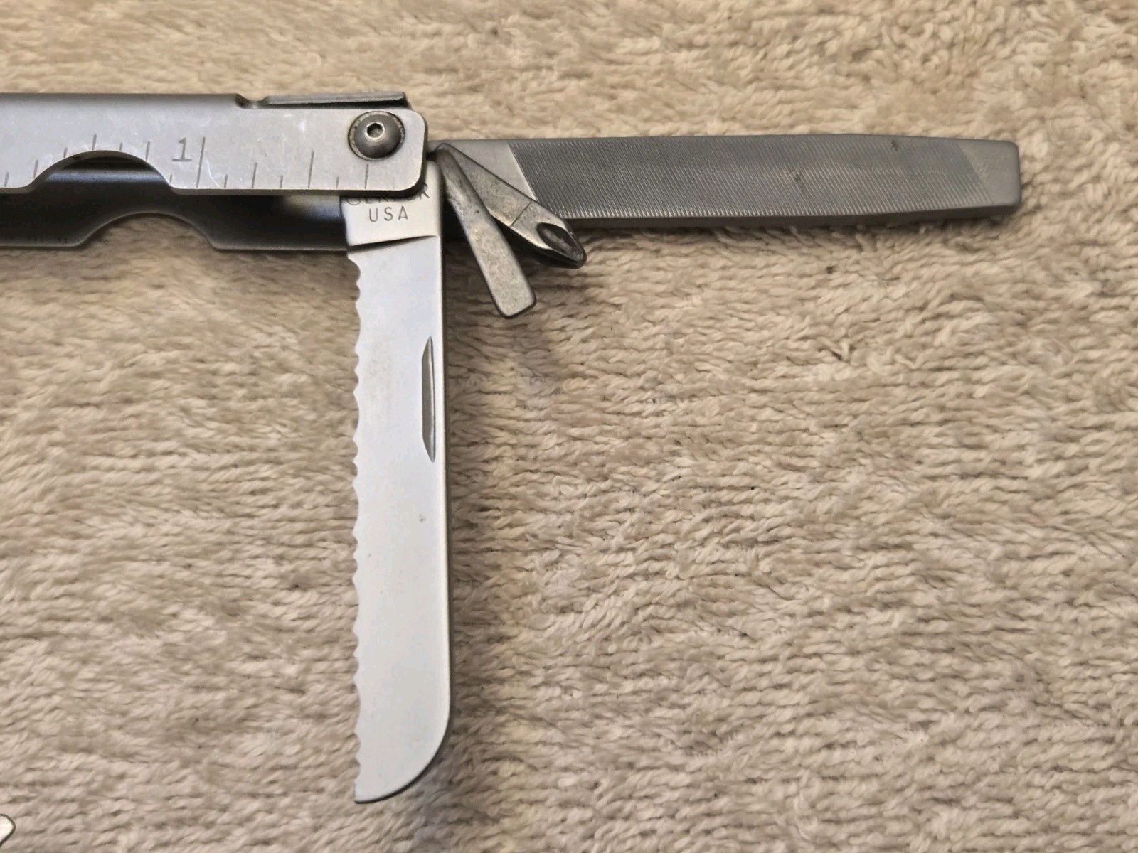 Vintage Early Gerber Multi-Plier Multi-Tool Knife, Blunt Nose Pliers