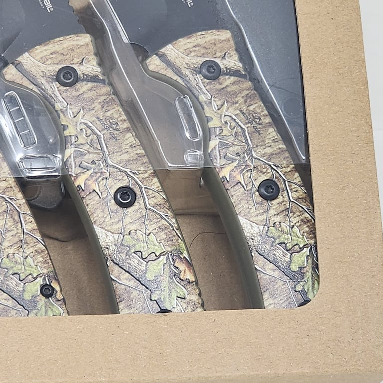Ozark Trail 6 Piece Combo Knife Set With Sheaths Sharpener Outdoor Trail Camo