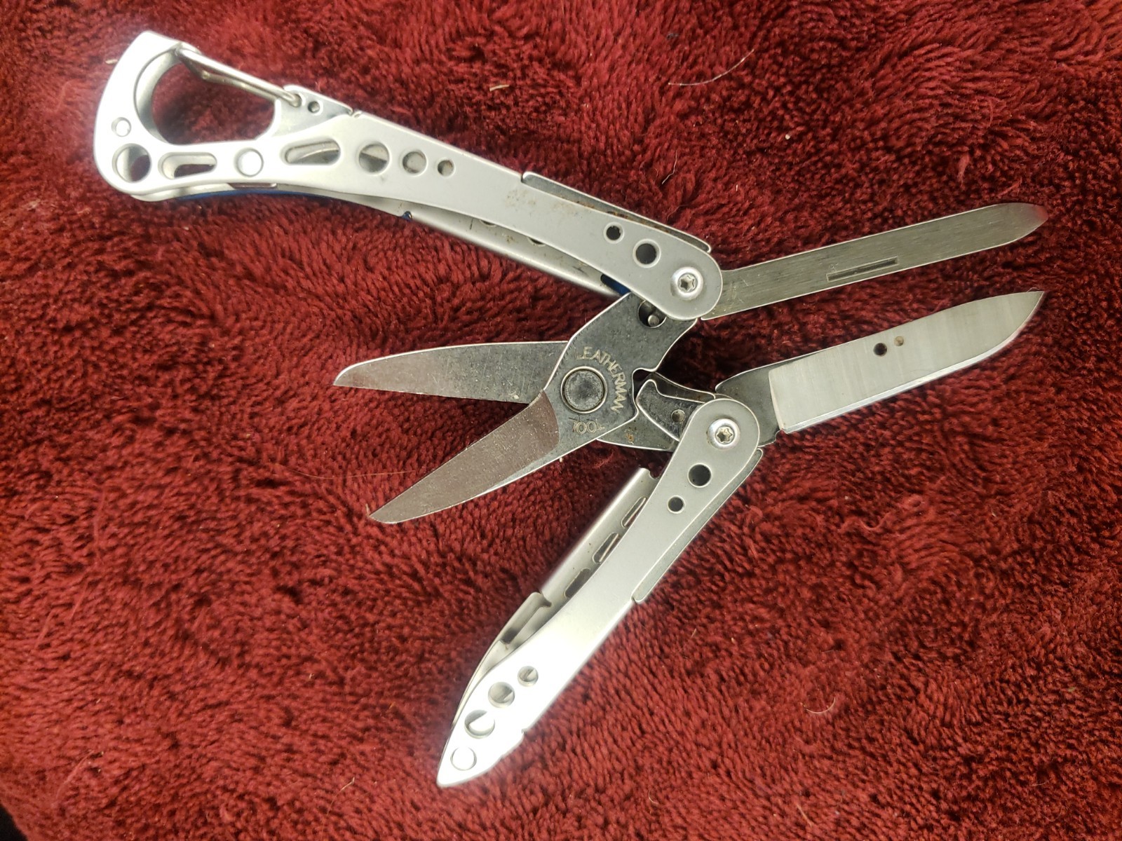 Leatherman Style CS Multi Tool Blue Scissors