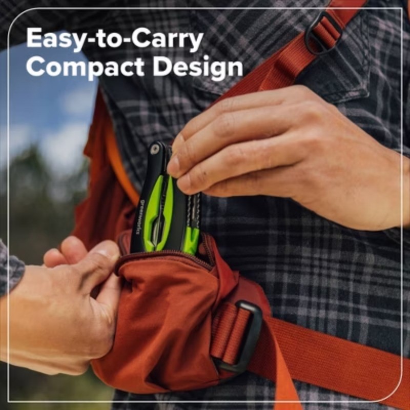 Folding Multi-Tool with pliers, knife, screwdrivers, bottle opener, and more!