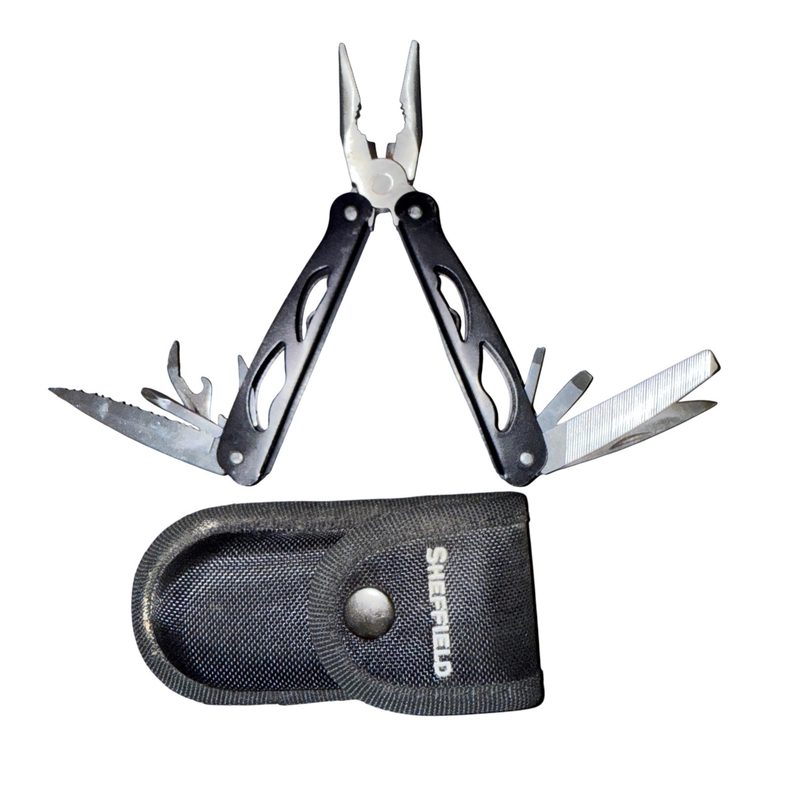 Sheffield 4 inch 9-In-1 Multi-Tool with Nylon Carry Case USA – Great Condition