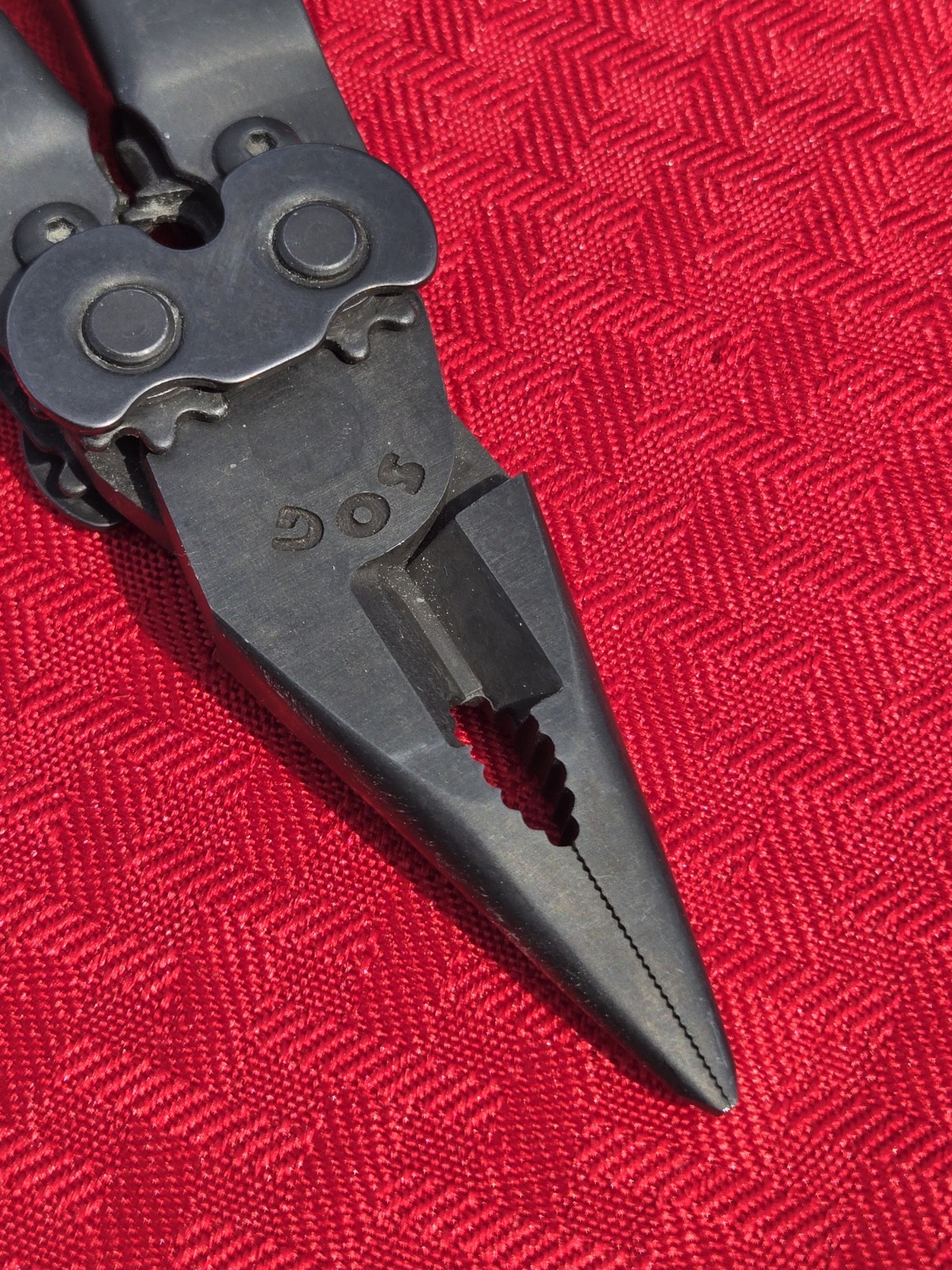 SOG PowerLock Multi-Tool Plier 18 Tools Black Compound Leverage w/Sheath EXC