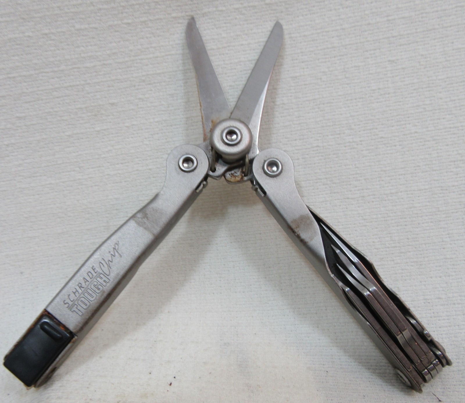 Schrade USA Tough Chip Compact Multi-Tool Scissors W/Sheath