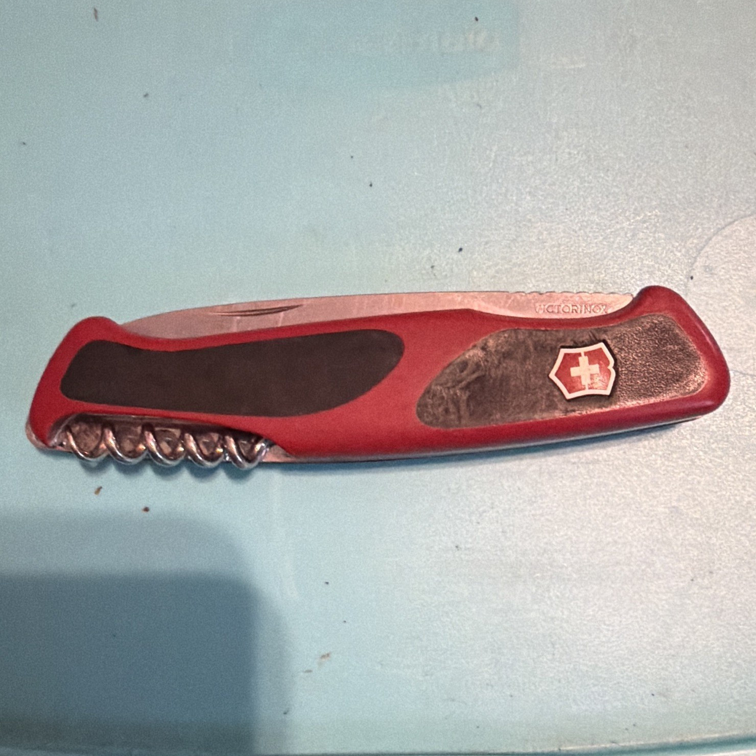 Victorinox Swiss Army 4-Tool Multi-Tool Knife w/ Corkscrew Red/Black