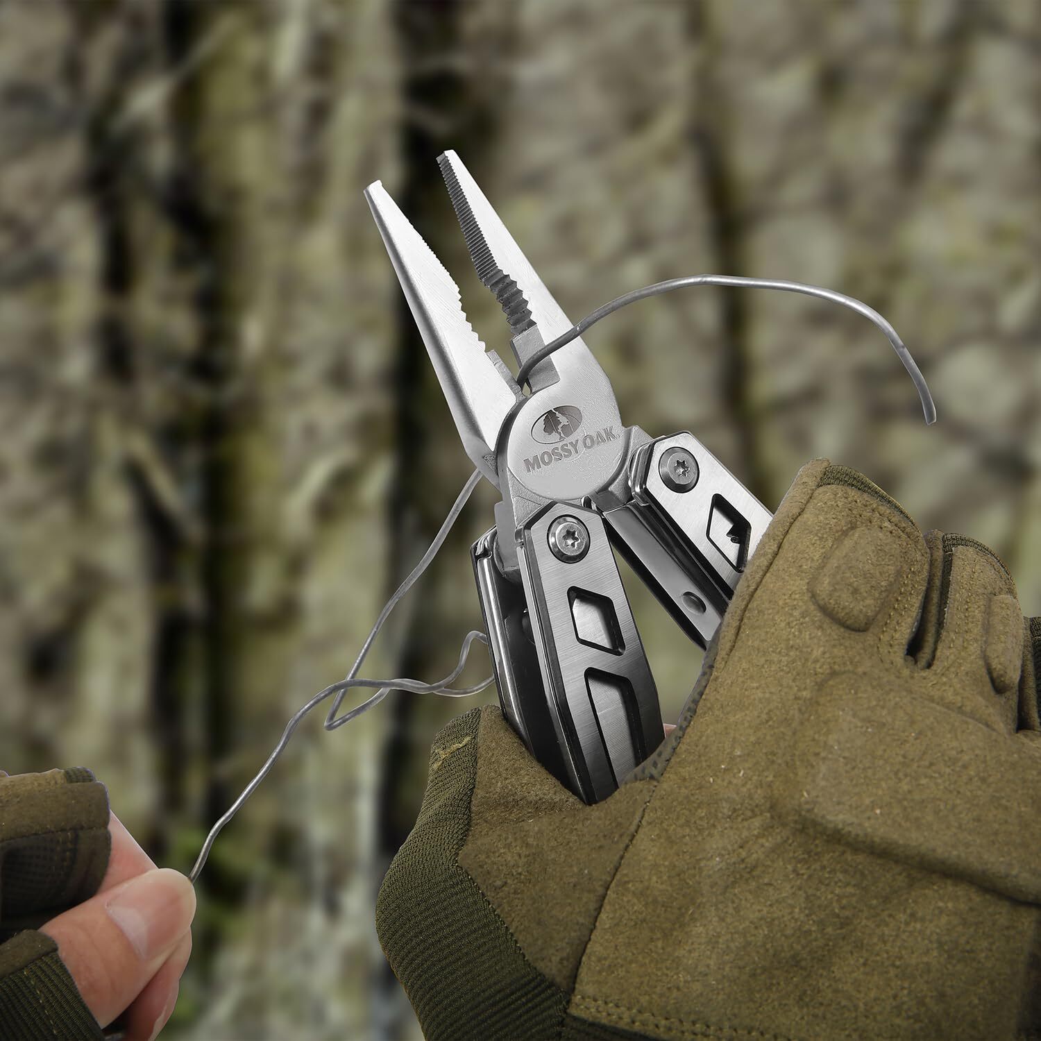 MOSSY OAK 21-in-1 Stainless Steel MultiTool Pocket Knife w/Screwdriver Sleeve US
