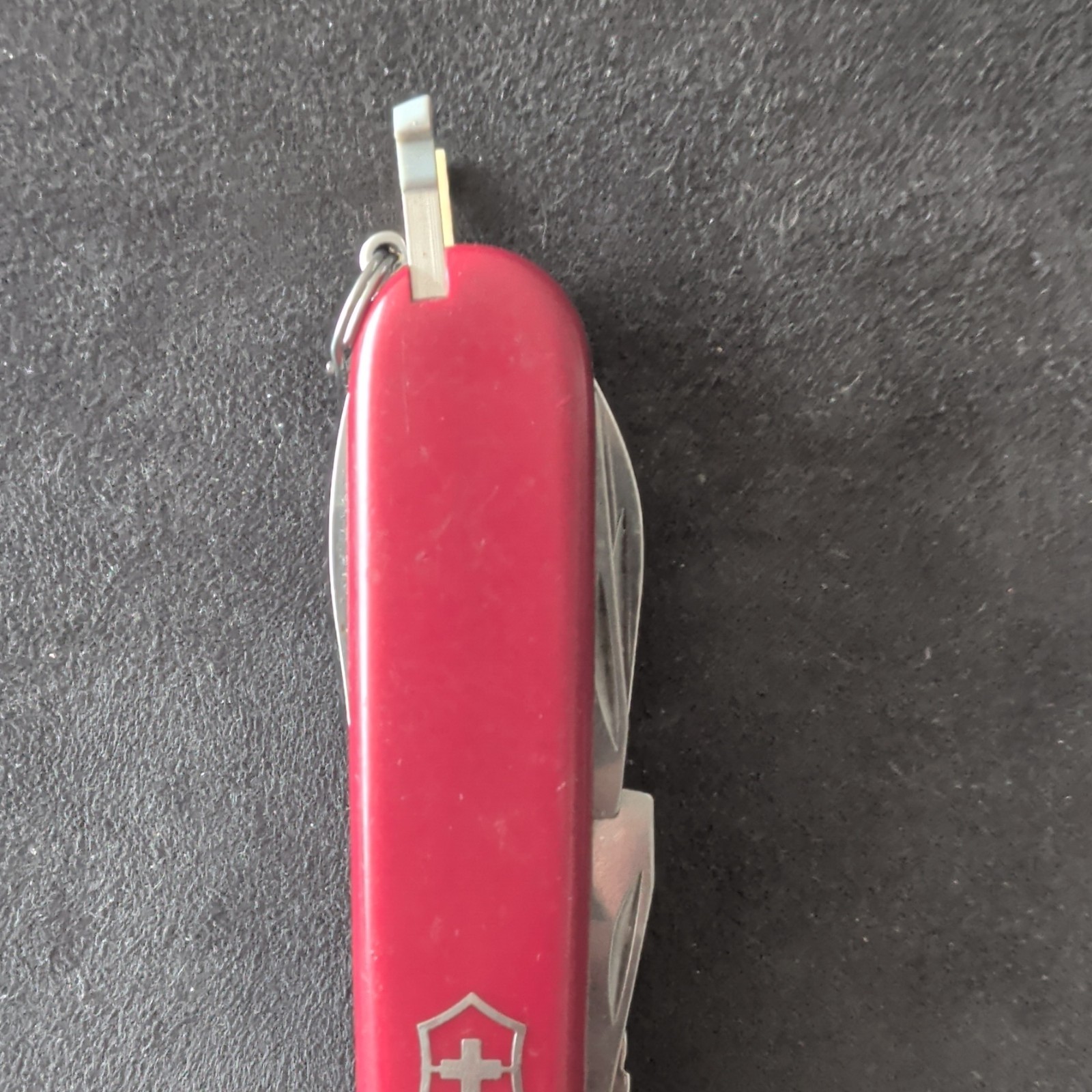 Victorinox Officer Suisse Swiss Army Multi-Tool Knife 10-Tool Red Lanyard