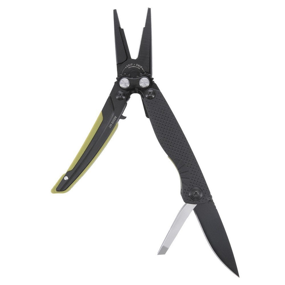 SOG Aegis Multi-Tool CRYO 440 Steel Blade Black-Moss GRN Handles – 29-41-03-41