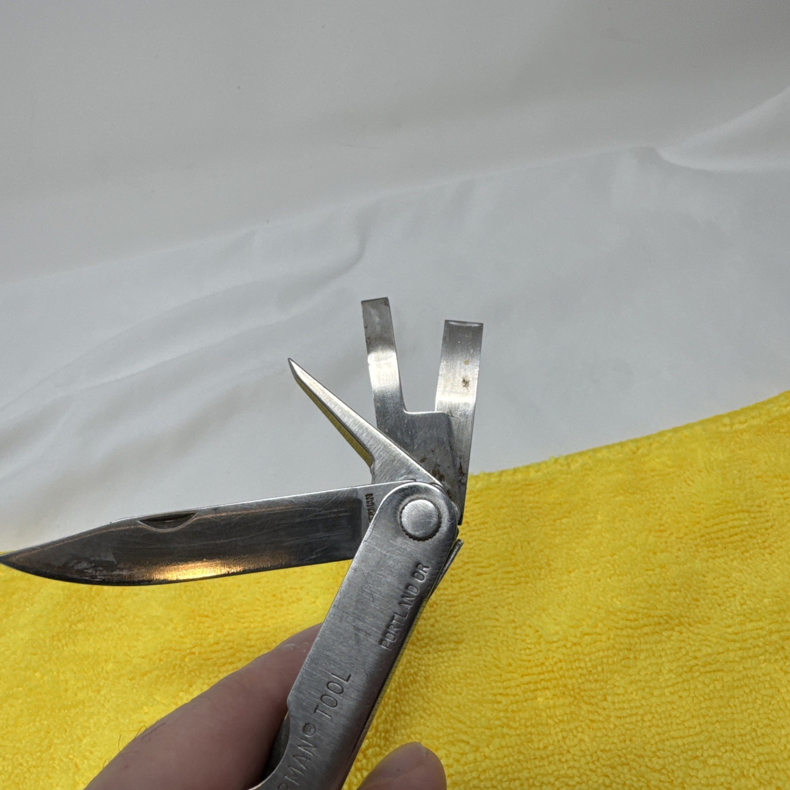 Vintage Original Leatherman Multi Tool Portland OR w/Leather Sheath USA – Read