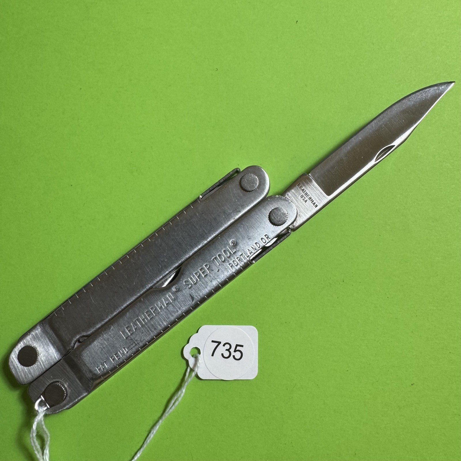 Leatherman Super Tool Plier Multi Tool Pocket Knife New Nylon Sheath EDC #735