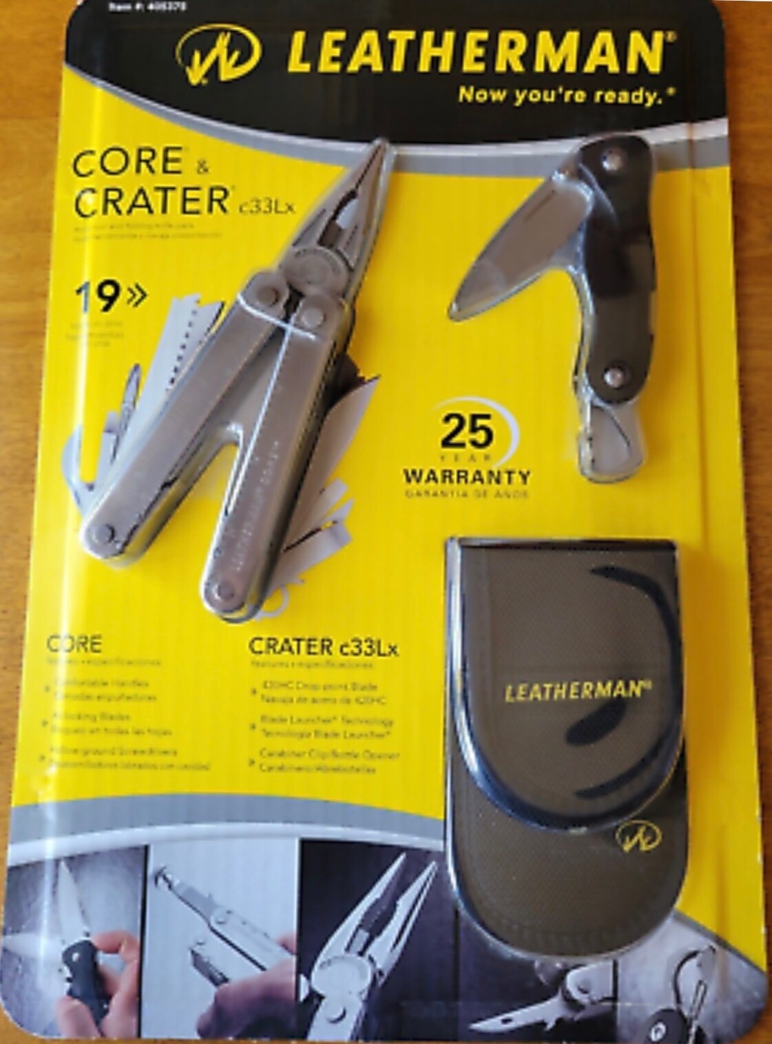 LEATHERMAN Core & Crater C33LX Set Discontinued OOP Rare NEW IN SEALED PACKAGE