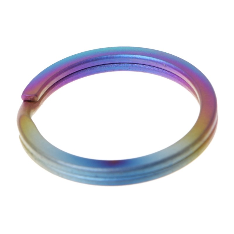 Circle Clip Make for Key Ring Flat for Key Holder Split Rings for Key Fob DIY Je