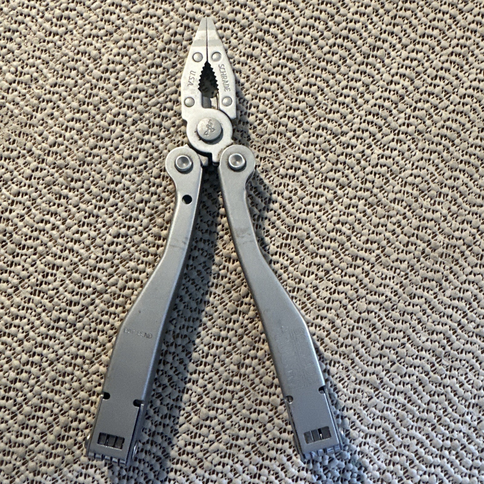Schrade Tough-Tool Multi-Tool Pliers Knife with Leather Sheath! Made In USA!!!