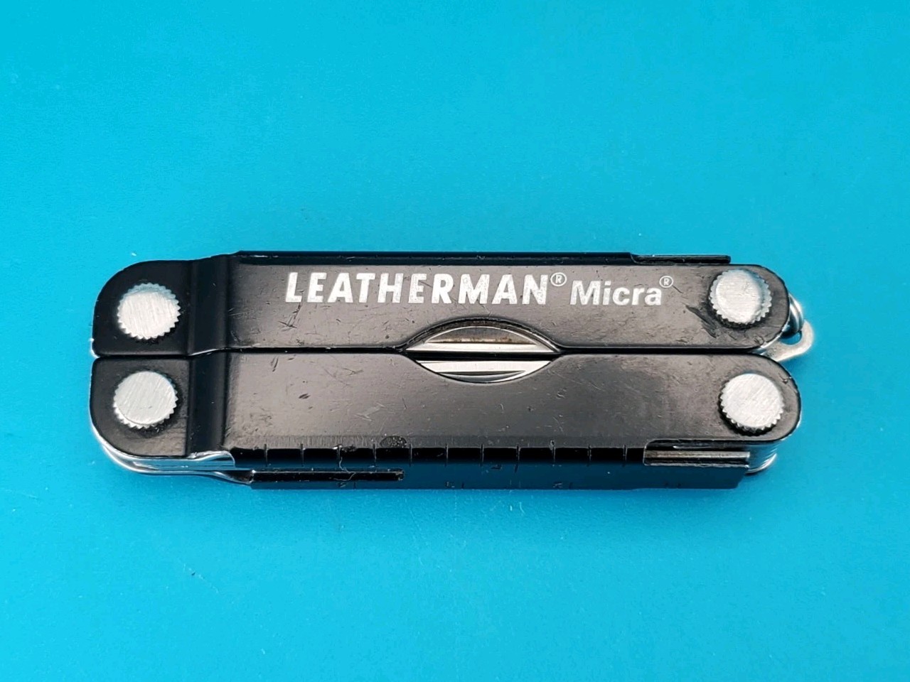 Leatherman Micra Multi-Tool, Knife, Scissors, Key Ring, Black!