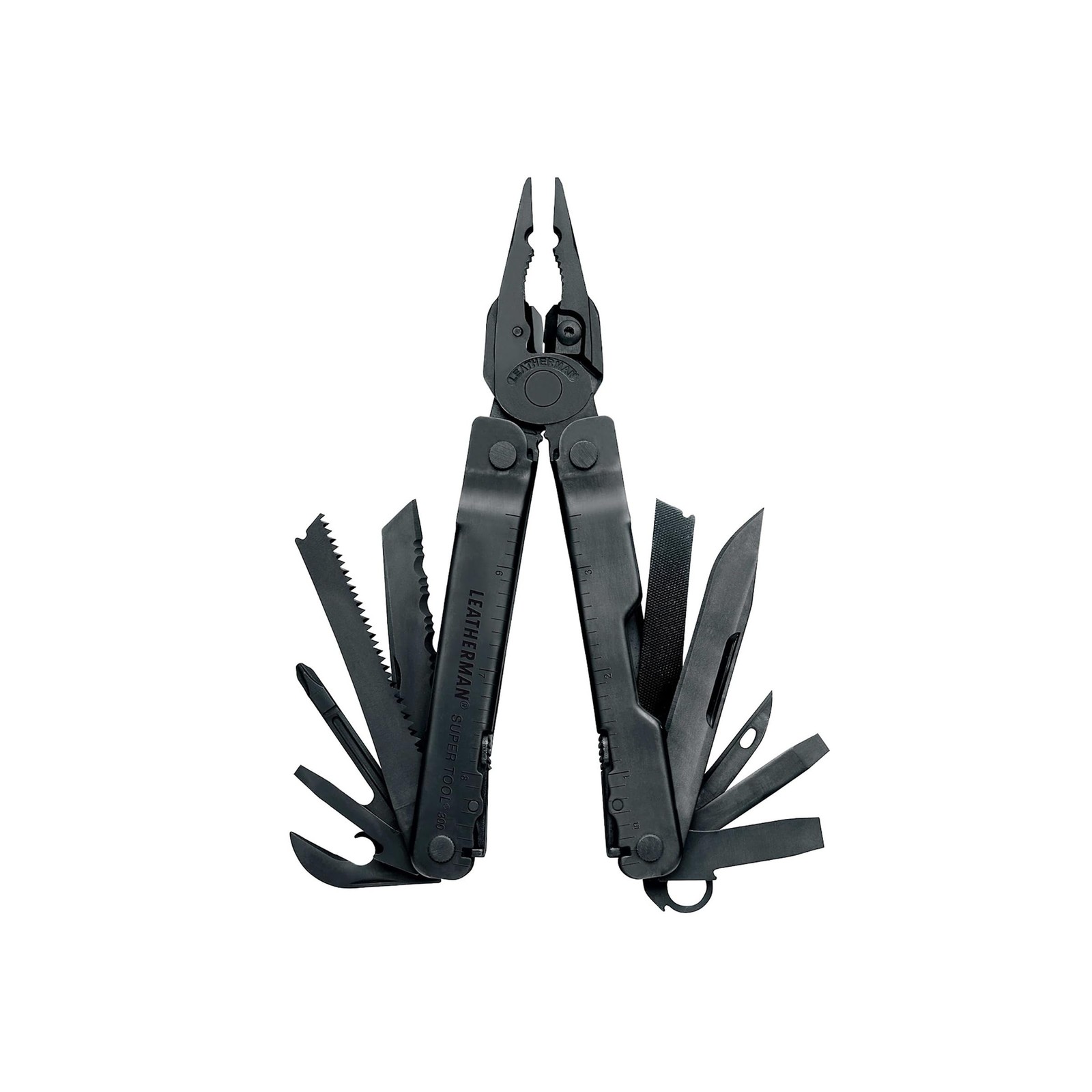 LEATHERMAN Super Tool 300 Multitool Replaceable Wire Cutters & Saw, Black