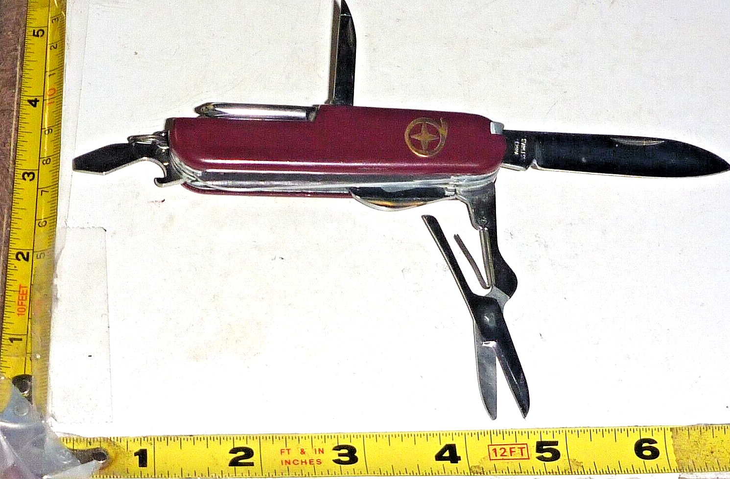 Swiss Army Style Multi-Function Pocket Knife – 11 Blades – Stainless – China