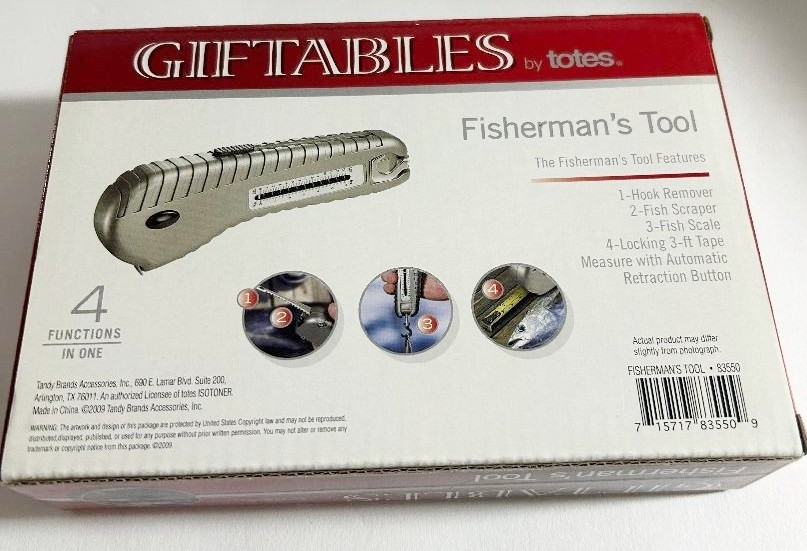 Totes Giftables Fisherman’s Tool New In Box