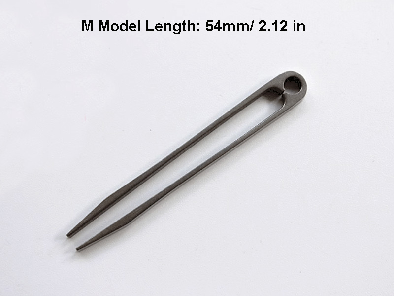 3PCS Sets Titanium Alloy Tweezers EDC Camping Portable Outdoor Travel T1