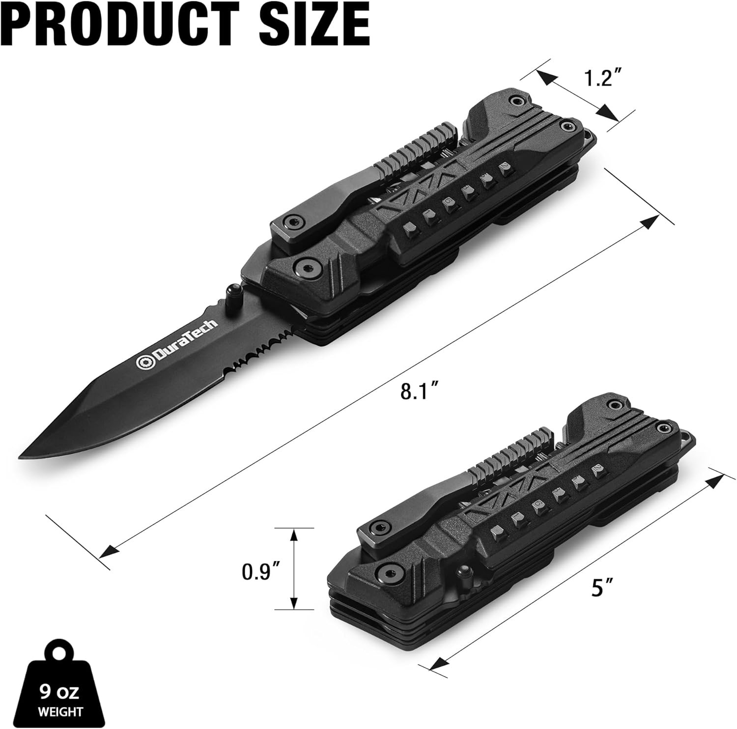 20 in 1 Multitool W/ Safety Locking Gift Men Dad W/ Pocket Knife Screwdriver Saw