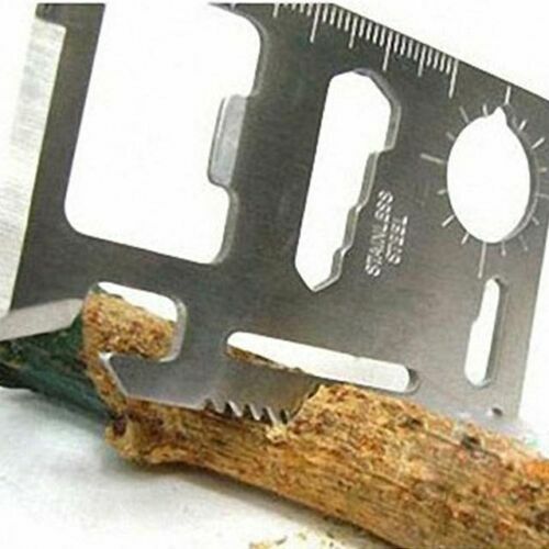 SELF-DEFENSE credit card EMERGENCY survival tactical 11 IN 1 MULTI tool/KNIFE🔥