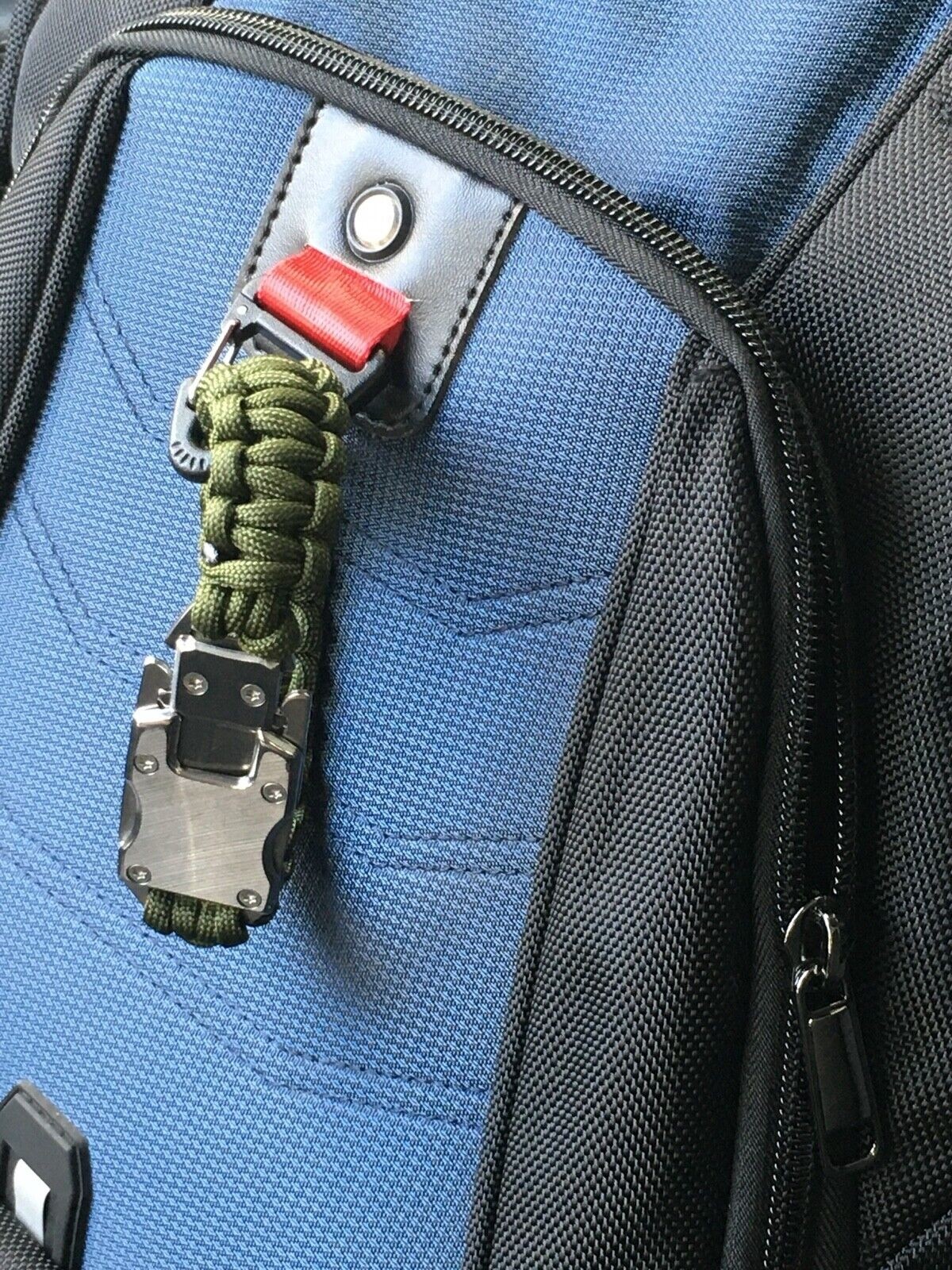 Paracord Emergency Tactical EDC Survival Knife Bracelet, Oliver Green BR11 New