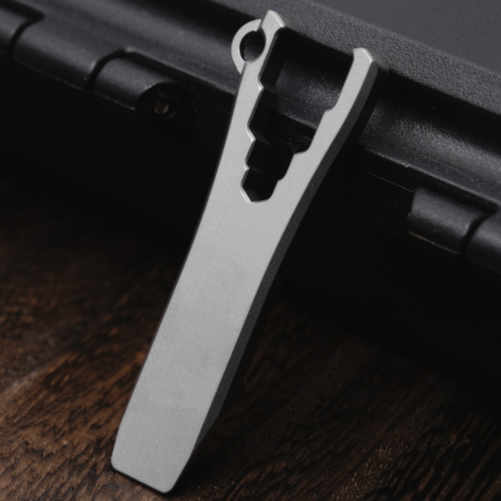 Titanium Alloy Mini Pry Bar EDC Bottle Opener Wrench Keychain Tool Waterproof