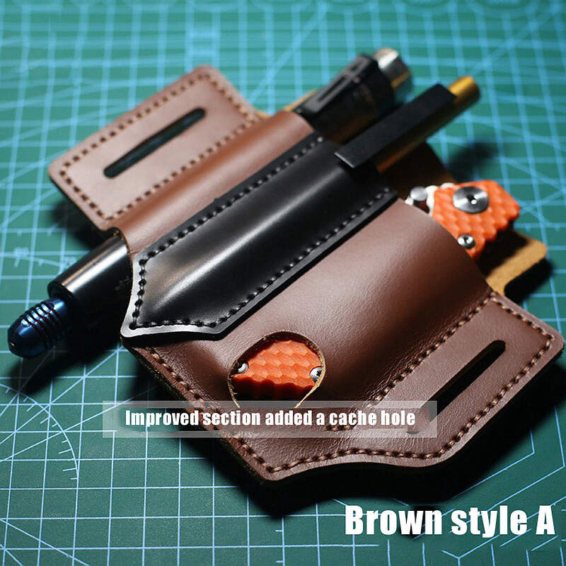 PU Leatherman Sheath Multitool With Pen Holder Sheath EDC Pocket Organizer Molle
