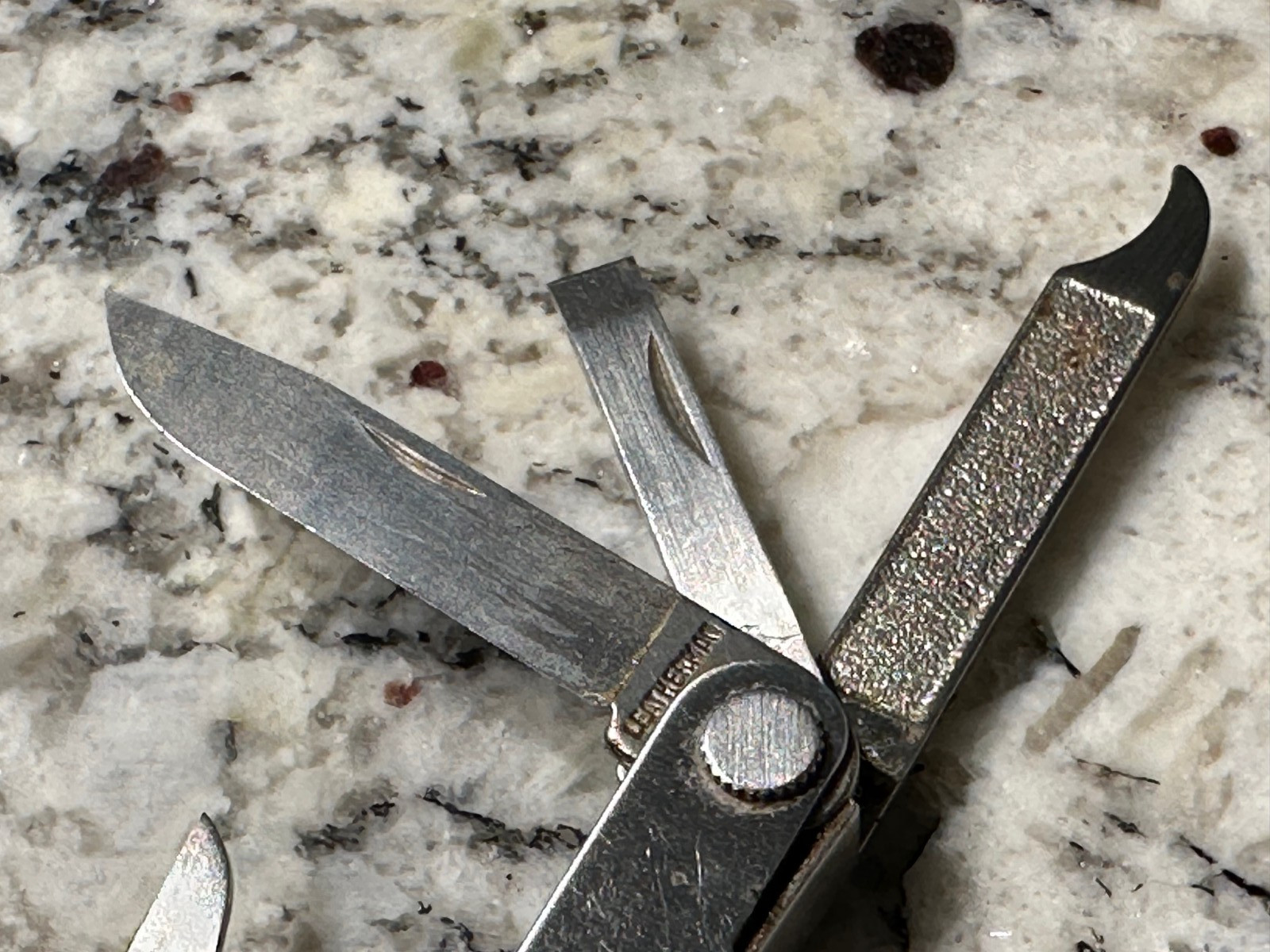 LEATHERMAN MICRA Vintage Made in USA Multi-Tool, Knife, Scissors, Stainless USED