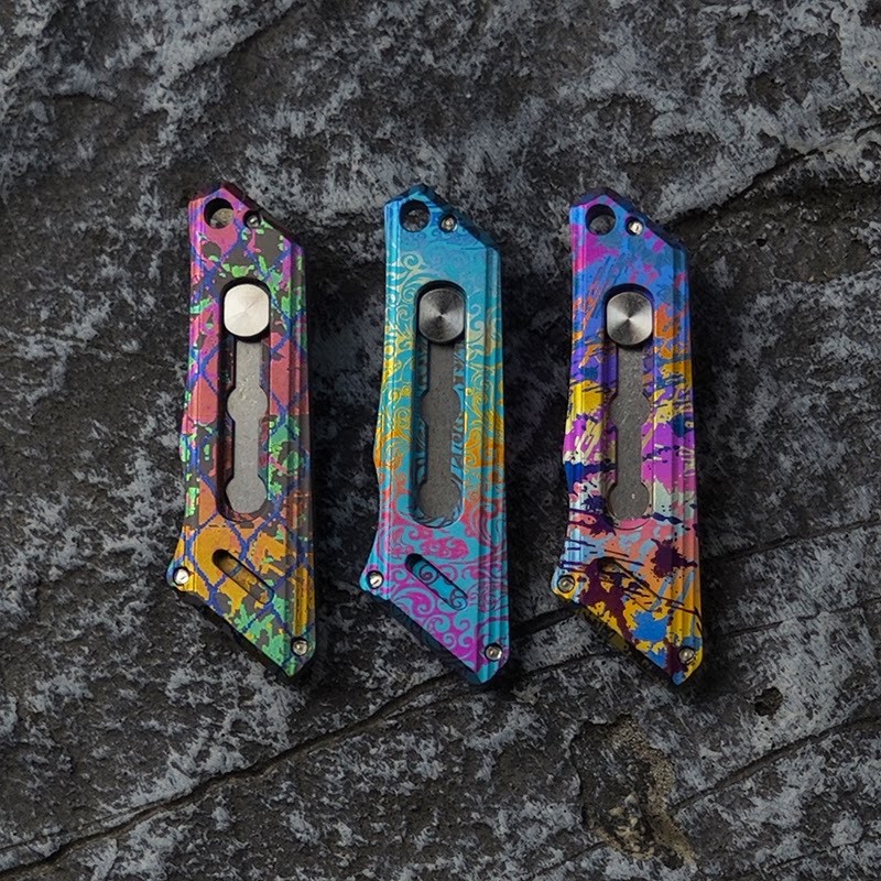 Titanium alloy EDC push up Tool Simple and practical