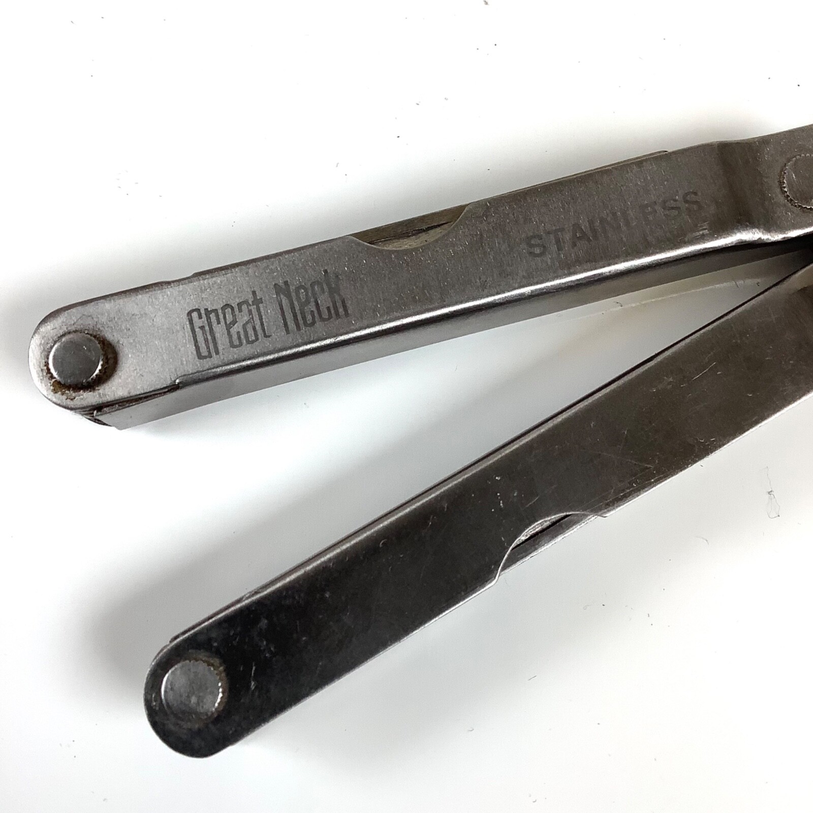 Great Neck Stainless Steel Utility Multi-Tool Pocket Knife Saw Screwdrivers ++