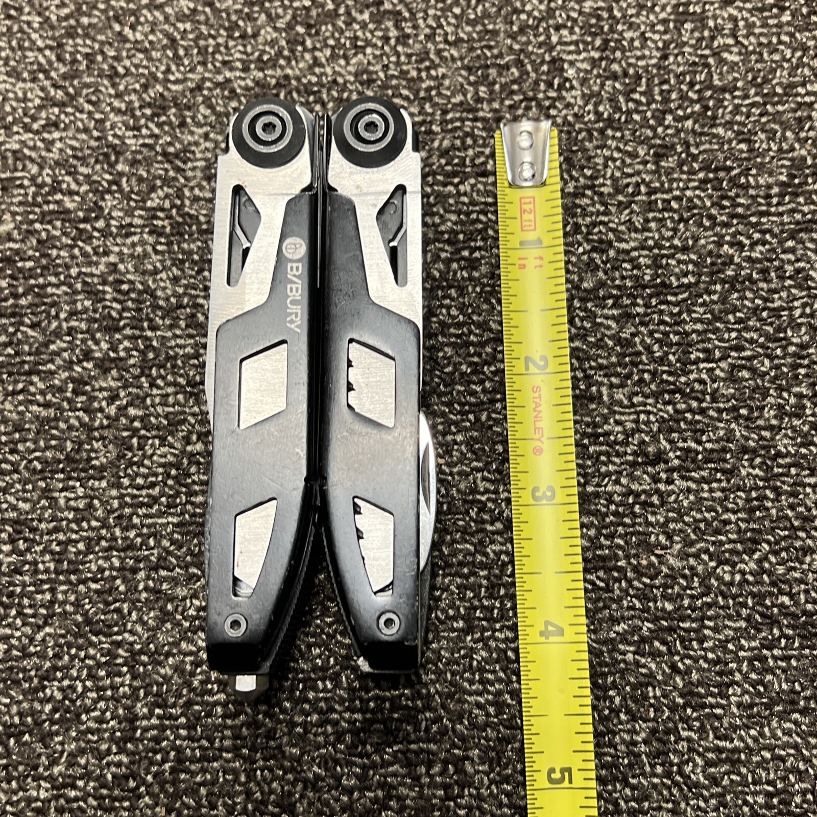 B/Bury Multi-Tool File Pliers Screwdrivers Glass Break
