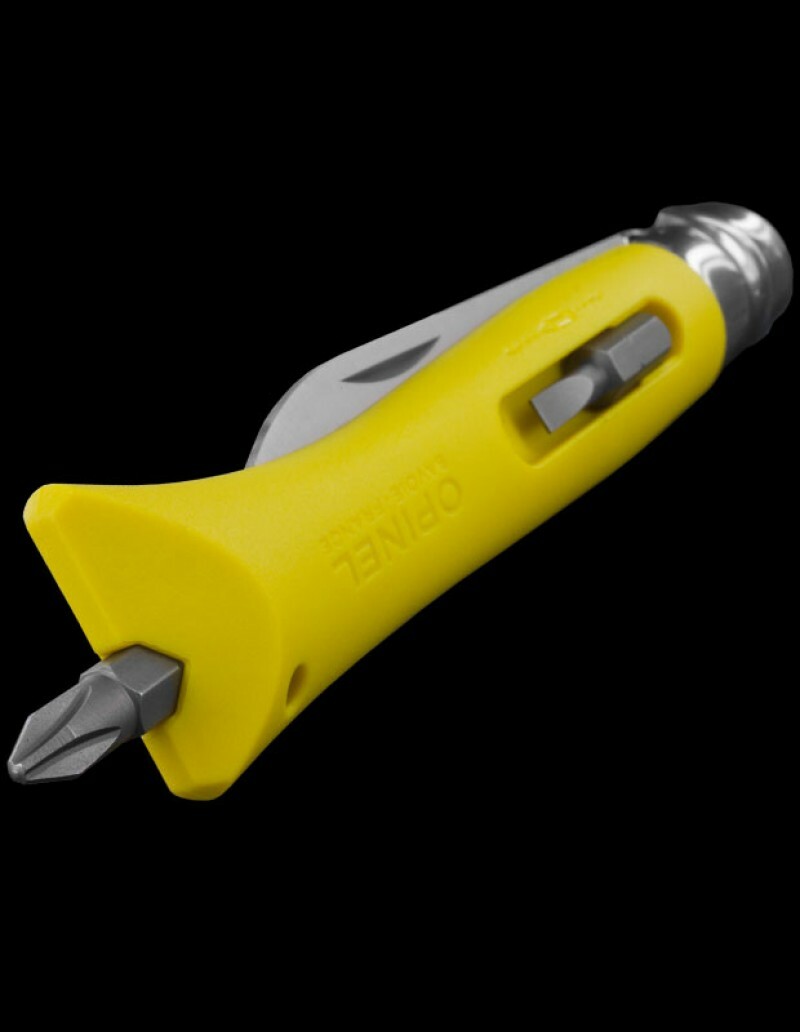 Opinel N°09 DIY Yellow Most elegant for electrician/housekeeping multi tool