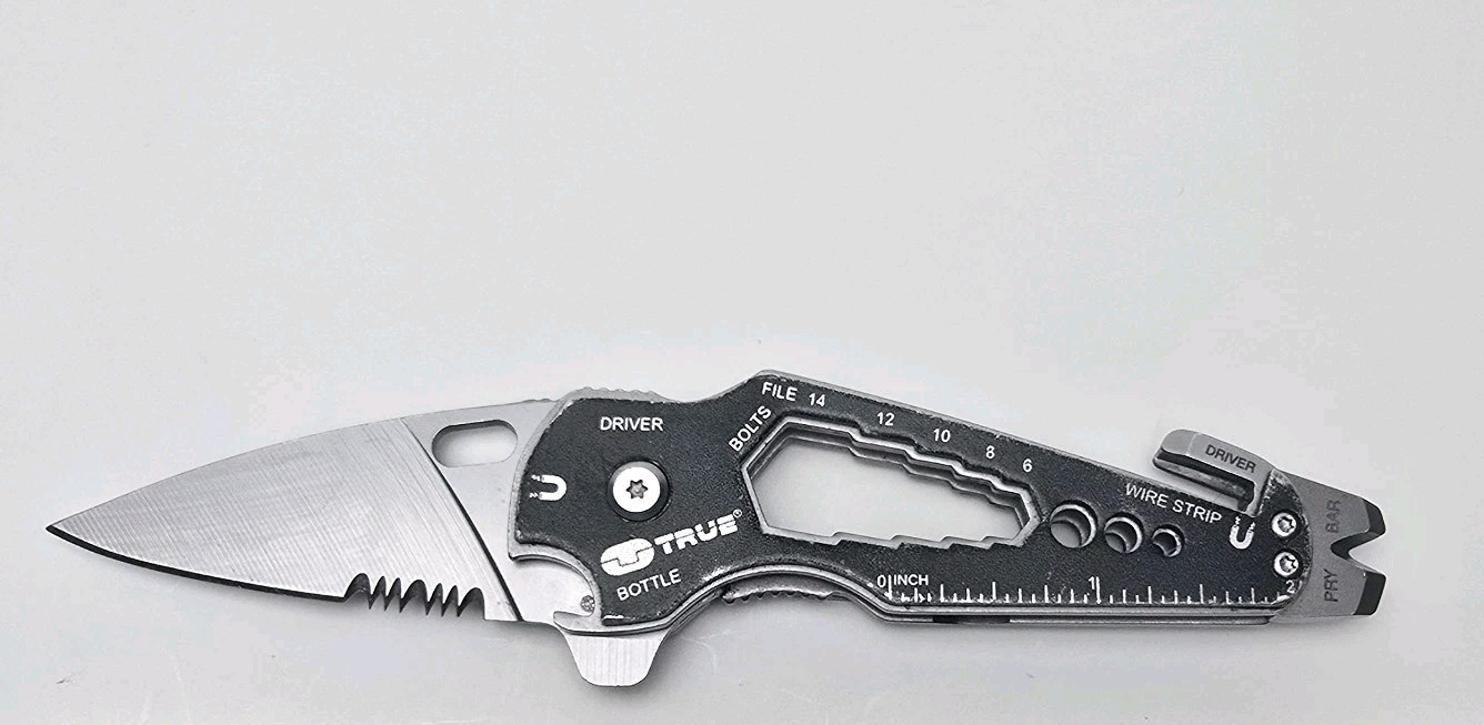 True Utility Smart Knife Pocket Knife 7-in-1 Muilti-tool