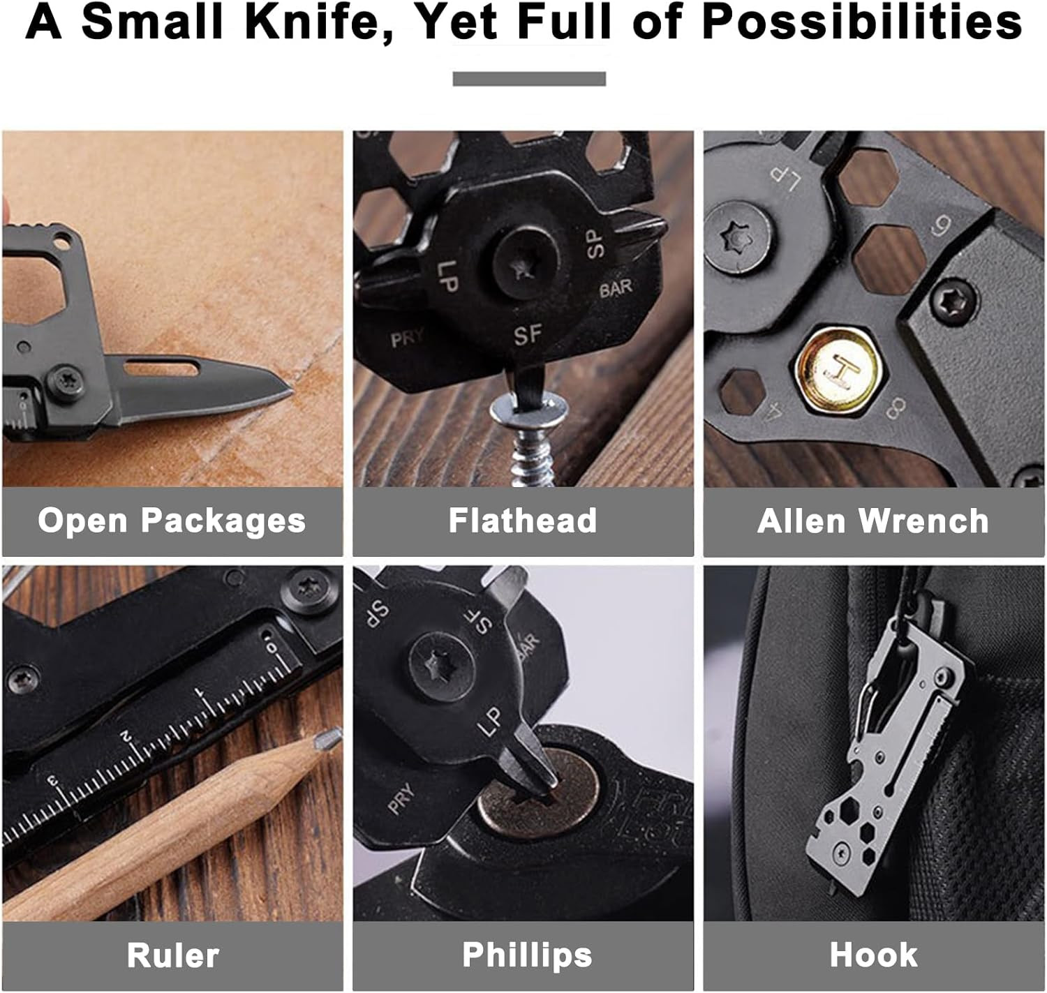 Cool Men Gift Ideas for Him – Fathers Day Dad Gifts Multitool Pocket Knife, Uniq