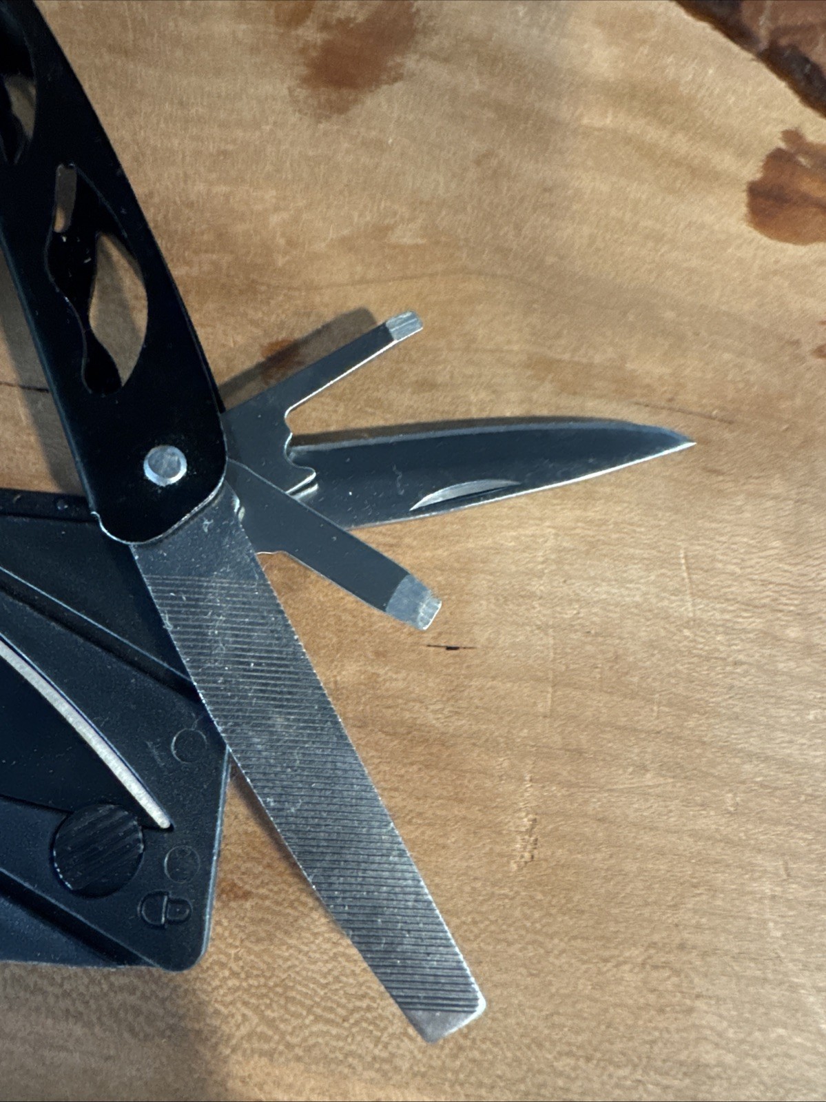 Sheffield Multi-tool Pliers (Black) Plain & Serrated Blade File Screwdrivers