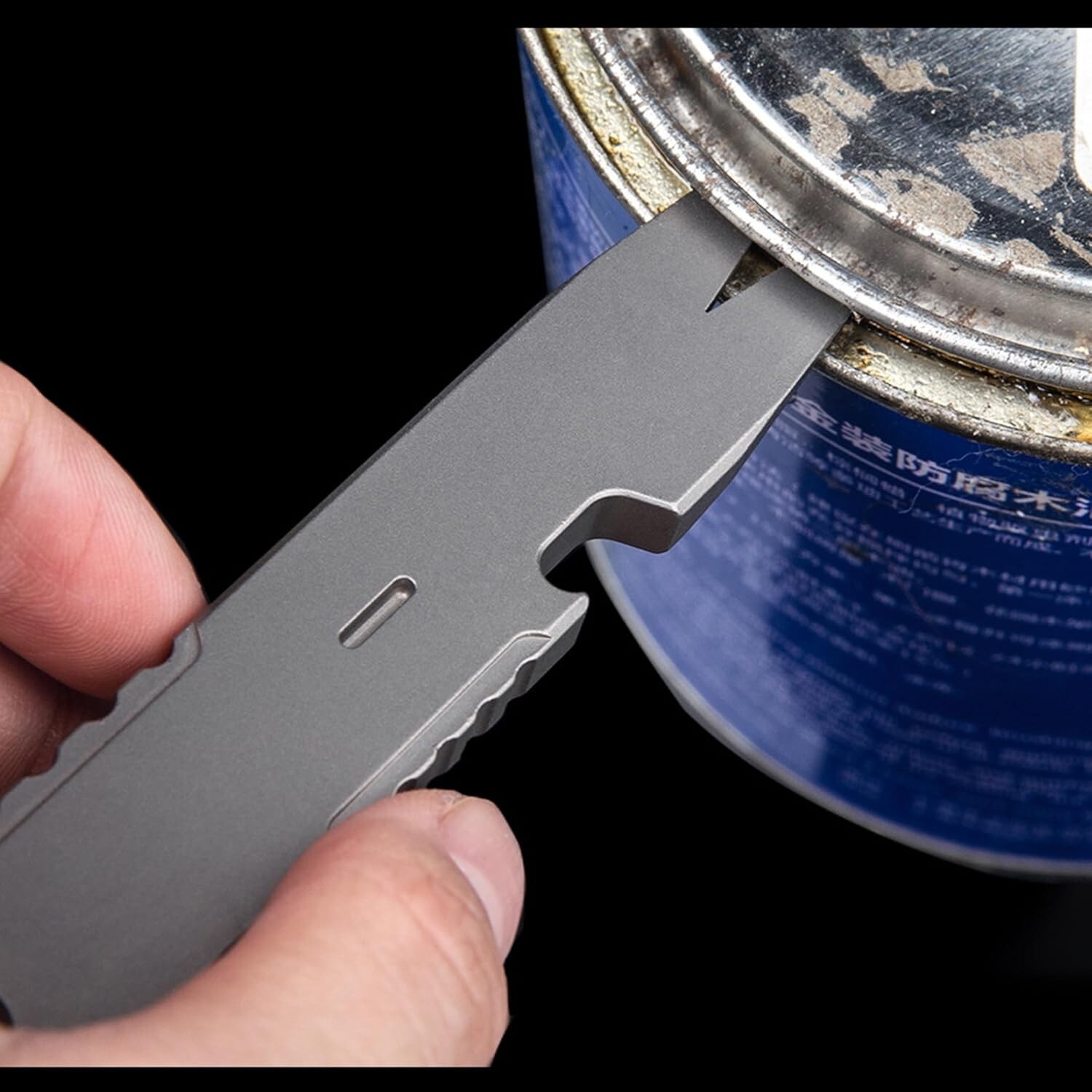 Titanium EDC Pry Bar Multi Tool Mini Crowbar Portable EDC Tool Bottle Opener
