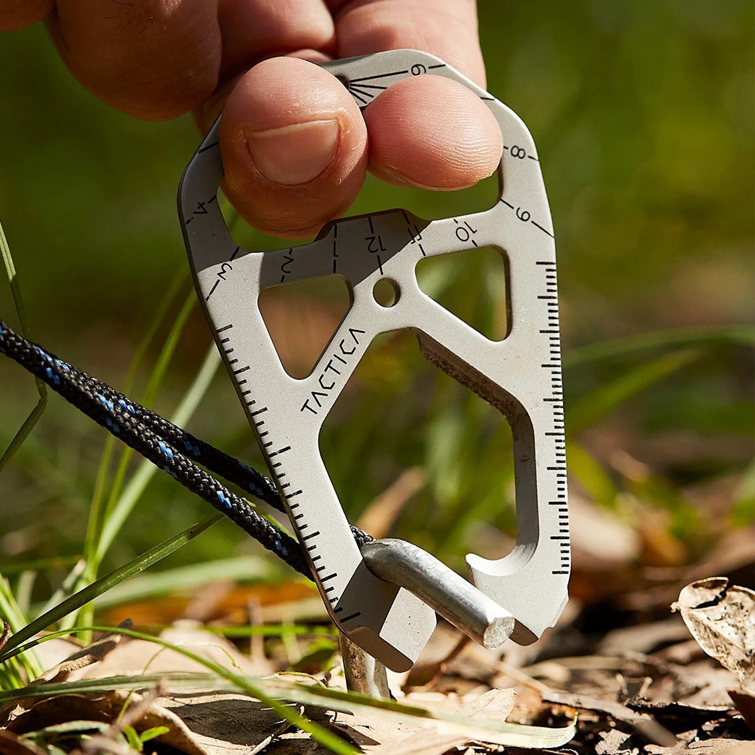 Tactica M.020 Camping Tool Card w/ Ferro Rod Firestarter Outdoor EDC Multi-tool