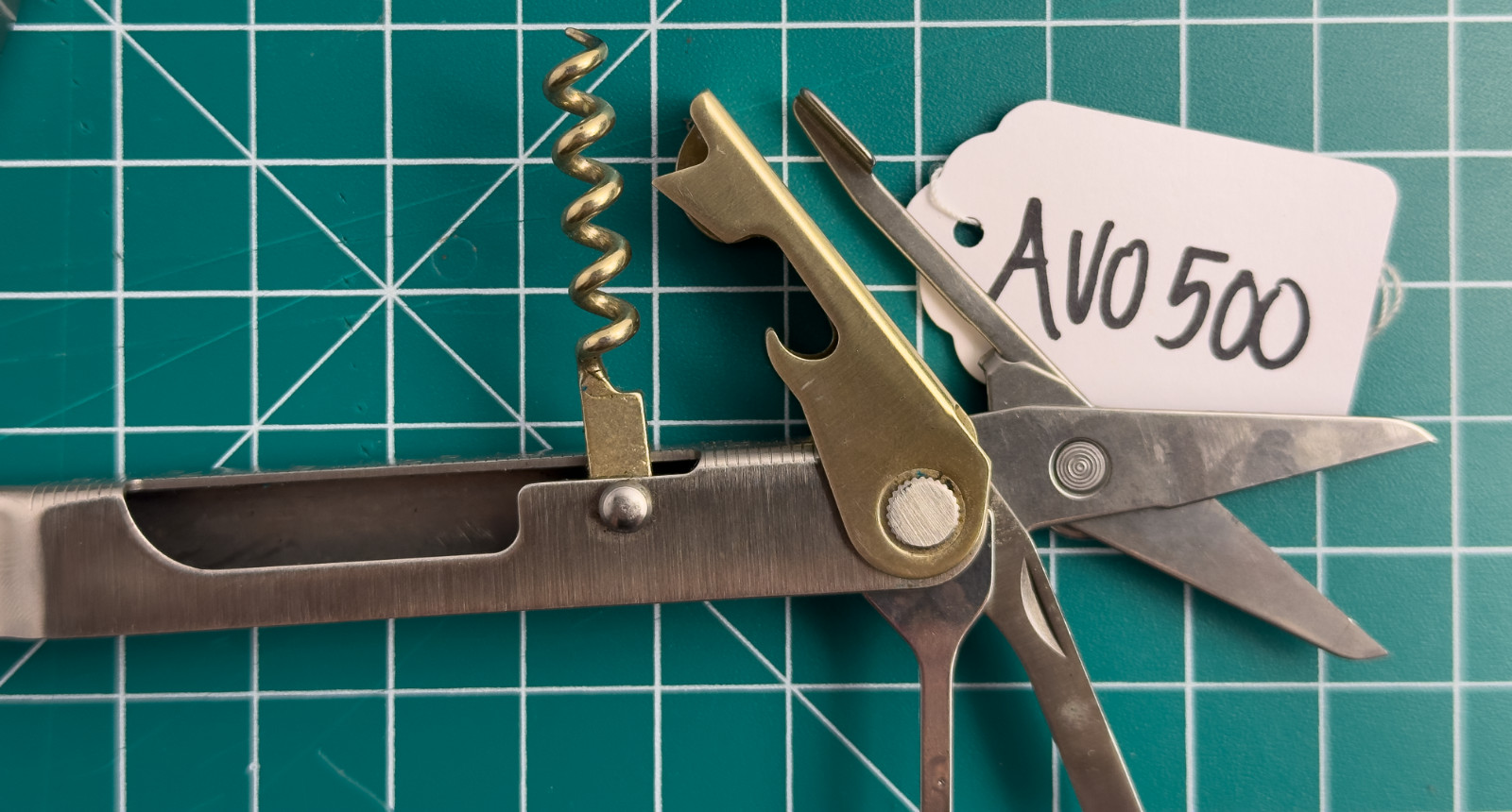 Leatherman Flair Stainless Multi-Tool Knife Corkscrew #AV0500