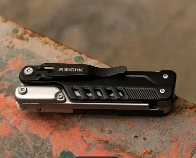 Pocket EDC 2-into-1 MultiTool • Large Scissors & Knife w/ Magnetic Connector