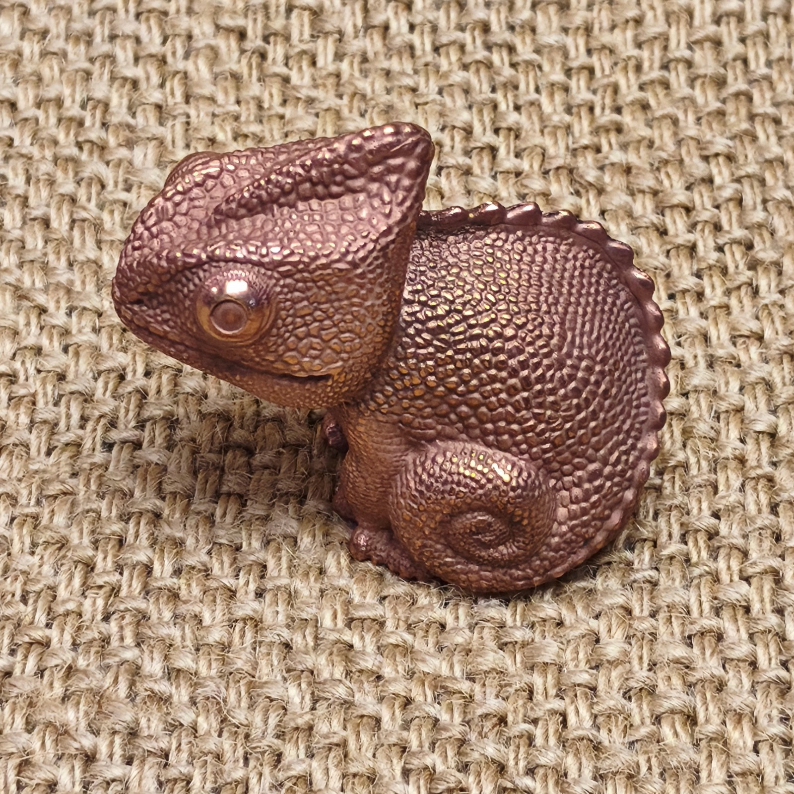 Bronze copper Lizard lacetid sculpture animal ornament Solid Artistic reptile