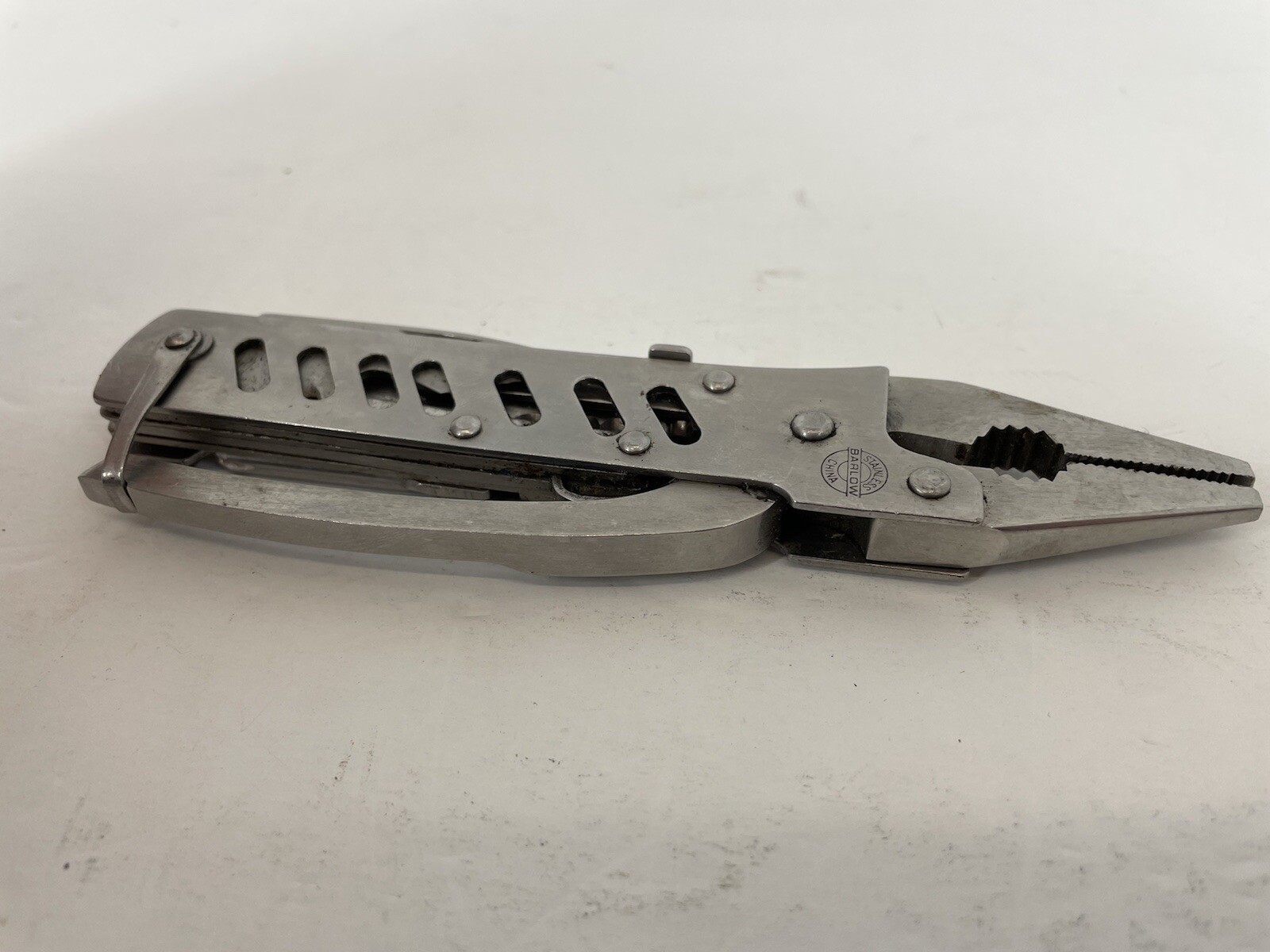 BARLOW Stainless Steel Multi-Tool Pocket Knife Portable Folding Tool