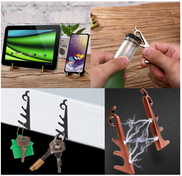 18-in-1 Snowflake Multi Tool, Stainless Steel Bottle Opener Phillips Screwdriver