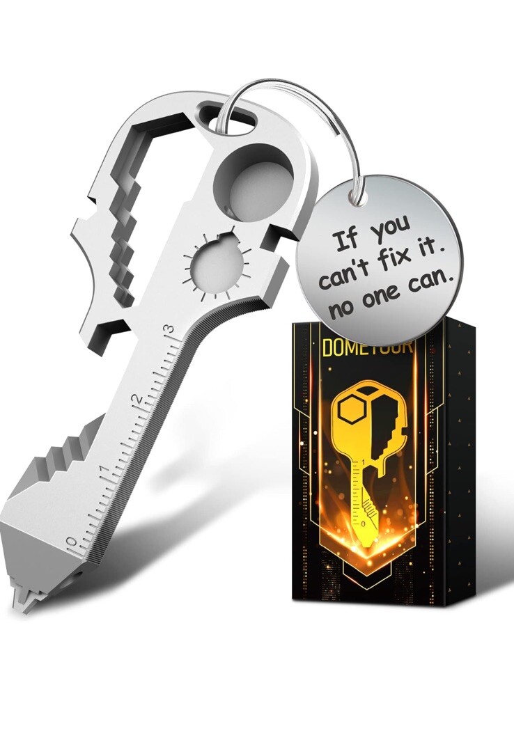 Dome Tour Multi-Tool Keychain If You Can’t Fix It No One Can New