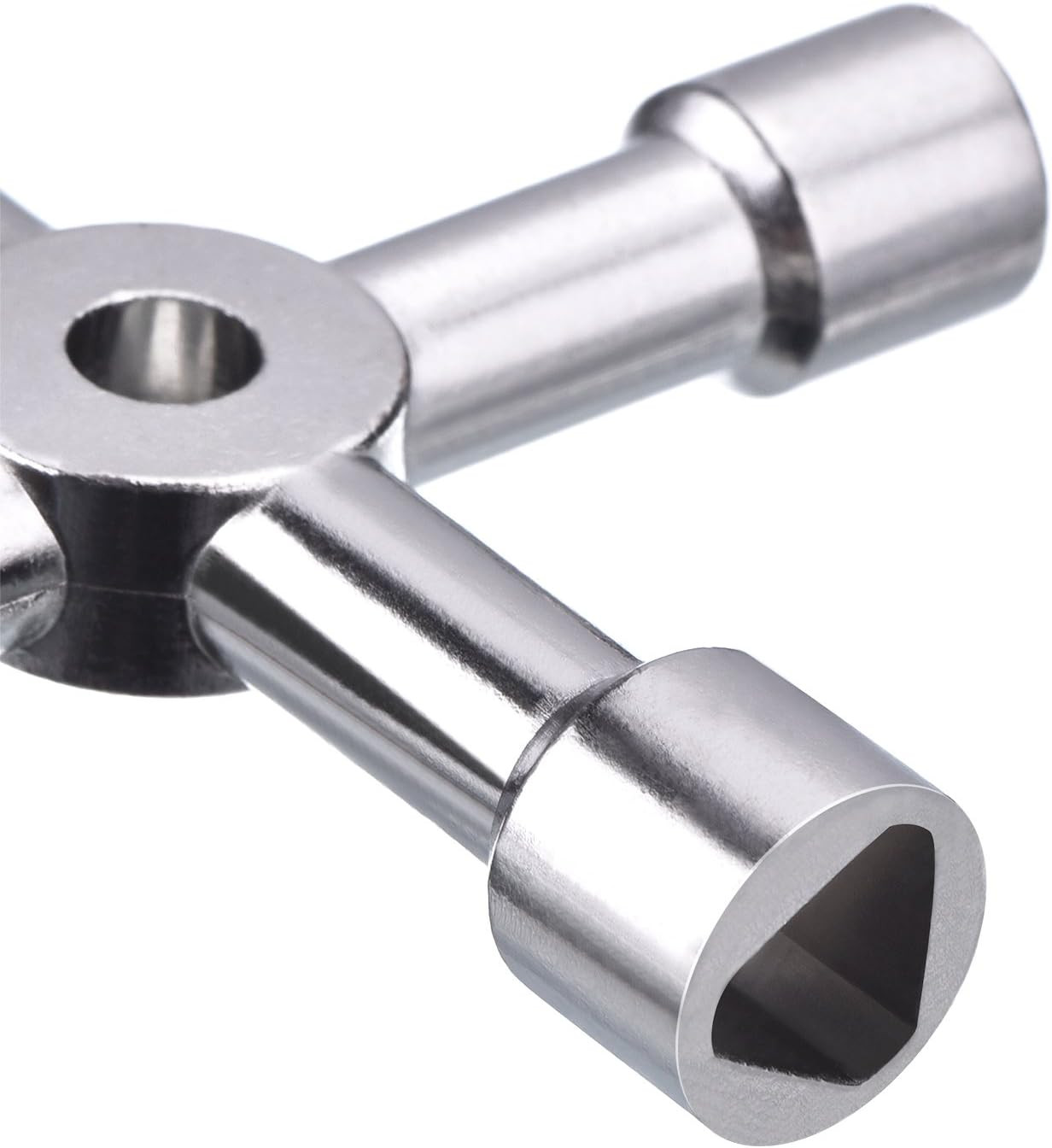 4 Way Sillcock Water Key, 15/64″, 5/16″, 15/32″, 35/64″ Multifunction Utility Ke
