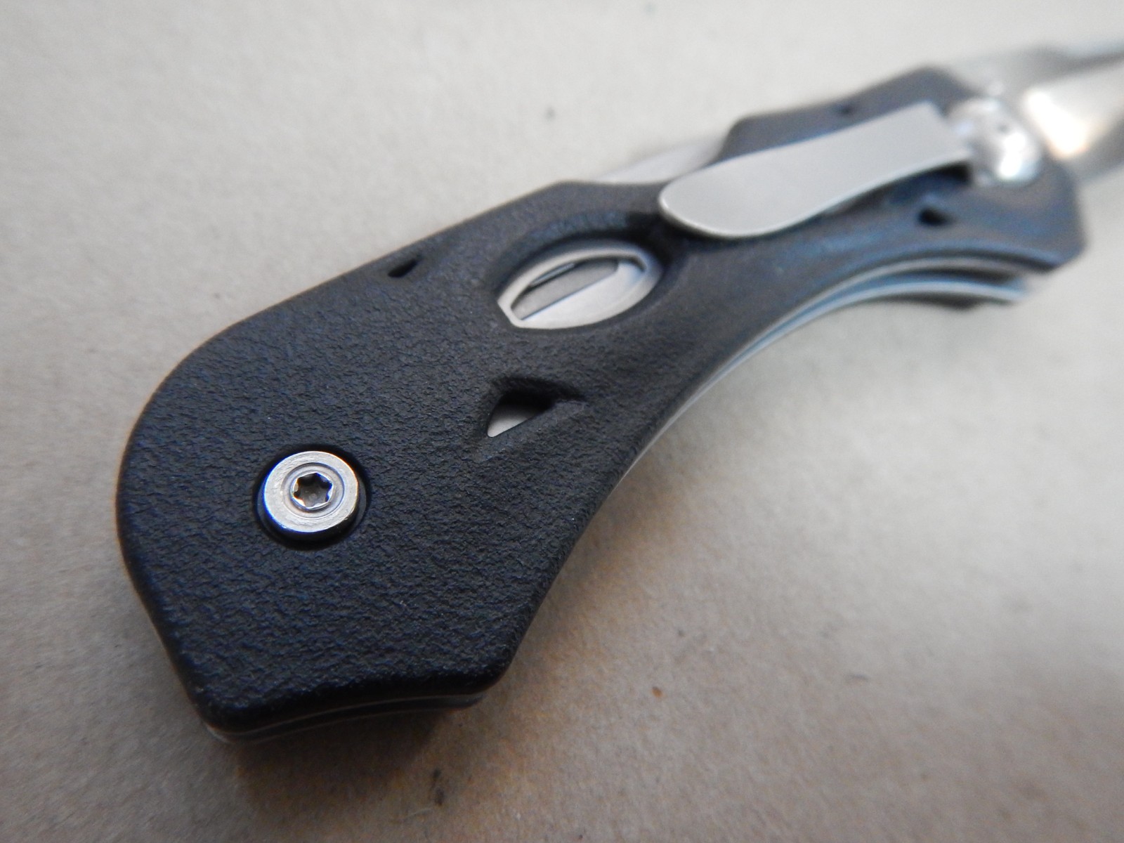 Rare! Leatherman K500X Knife-Multitool 154CM Folder Lockback Knife w/Carabiner