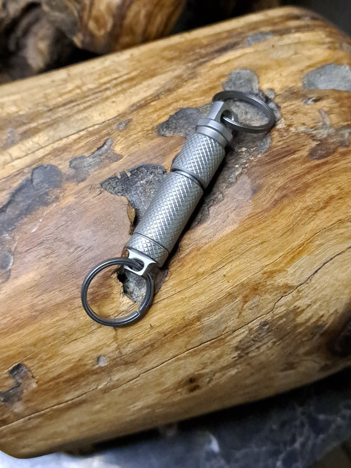 Pro Series Titanium Quick-Release Multi-Tool Swivel Box Opener Pill Fob