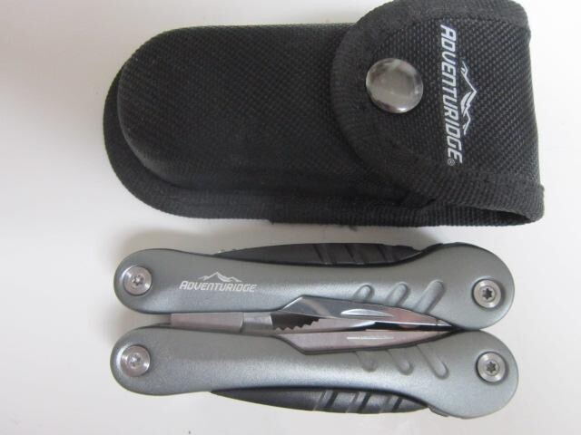 Adventuridge Multi-Tool #56580 Pliers Plus 8 Blades/Tools & Sheath