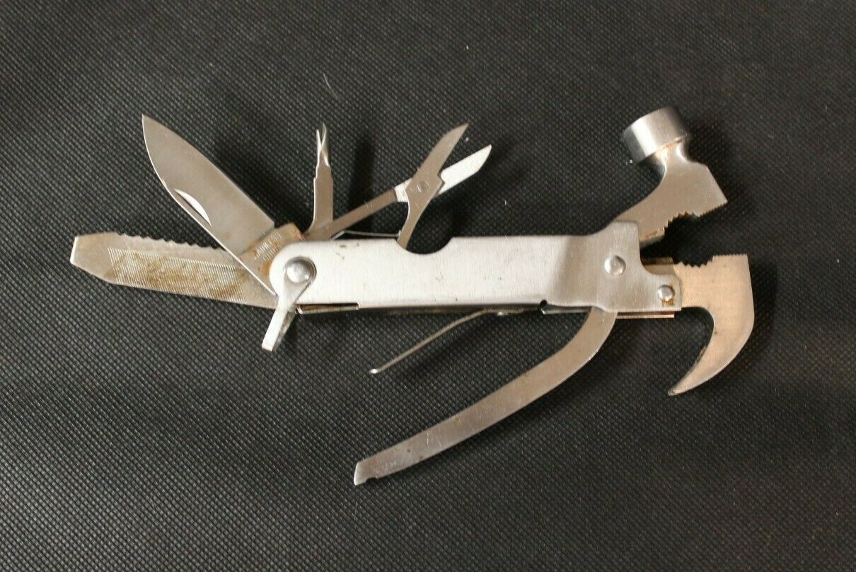 Multi Tool With Hammer, 5.5″ long x 2.75″ Wide @ hammer head